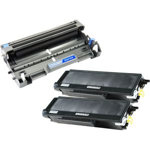 Kompatibles Toner- und Trommelset Brother TN3170 & DR3100 – hohe Kapazität, 3er-Pack