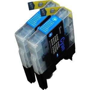 Kompatible Tintenpatronen Brother LC1240C – Cyan, hohe Kapazität, 2er-Pack (ersetzt LC1220C)