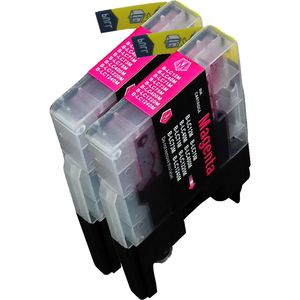 Kompatible Tintenpatronen Brother LC1240M – Magenta, hohe Kapazität, 2er-Pack (ersetzt LC1220M)