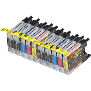 Kompatible Tintenpatronen Brother LC1280 – extra hohe Kapazität, 10er-Pack