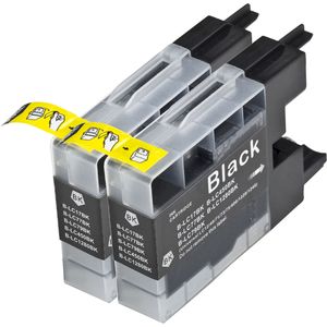 Kompatible Tintenpatronen Brother LC1280BK – Schwarz, extra hohe Kapazität, 2er-Pack