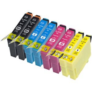 Kompatible Tintenpatronen Epson 16XL XXL – hohe Kapazität, 8er-Pack