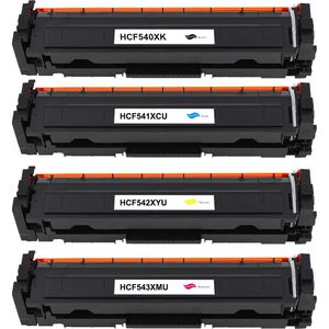 Kompatible Tonerkartuschen HP 203X – hohe Kapazität, 4er-Pack