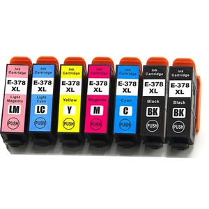Kompatible Tintenpatronen Epson 378XL – hohe Kapazität, 7er-Pack