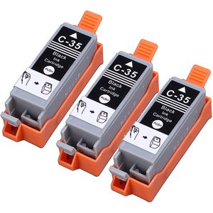 Kompatible Tintenpatronen Canon PGI-35 – Schwarz, 3er-Pack