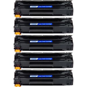 Kompatible Tonerkartuschen HP 85A – Schwarz, Jumbo-Kapazität, 5er-Pack (CE285A)