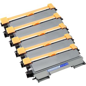 Kompatible Tonerkartuschen Brother TN2220 – Schwarz, hohe Kapazität, 5er-Pack (ersetzt TN2210)