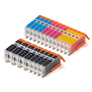 Kompatible Tintenpatronen Canon PGI-550XL & CLI-551XL – hohe Kapazität, 20er-Pack