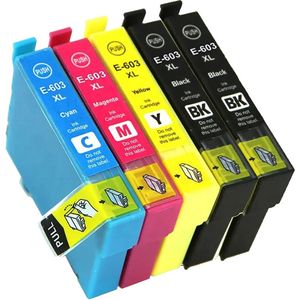 Kompatible Tintenpatronen Epson 603XL – hohe Kapazität, 5er-Pack