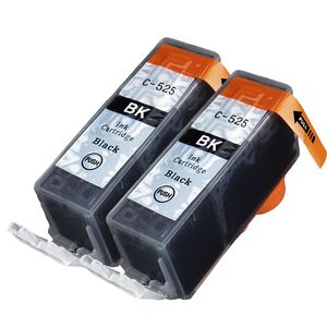 Kompatible Tintenpatronen Canon PGI-525BK – Pigmentschwarz, 2er-Pack