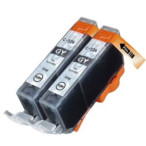 Kompatible Tintenpatronen Canon CLI-526GY – Grau, 2er-Pack