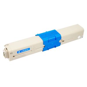 Kompatible Tonerkartusche Oki 44973535 C301 / C321 – Cyan, Standardkapazität