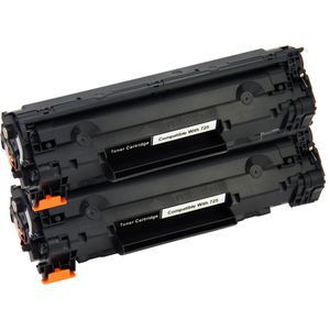 Kompatible Tonerkartuschen Canon 725 – Schwarz, 2er-Pack