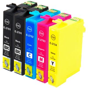 Kompatible Tintenpatronen Epson 27XL – hohe Kapazität, 5er-Pack