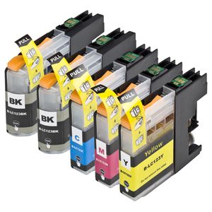 Kompatible Tintenpatronen Brother LC123 – hohe Kapazität, 5er-Pack (ersetzt LC121)