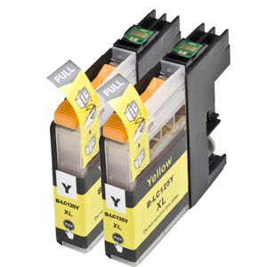 Kompatible Tintenpatronen Brother LC125Y – Gelb, superhohe Kapazität, 2er-Pack