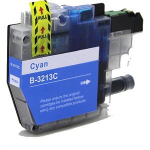 Kompatible Tintenpatrone Brother LC3213C – Cyan, hohe Kapazität