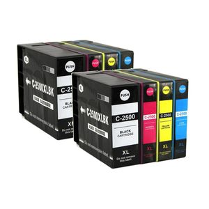 Kompatible Tintenpatronen Canon PGI-2500XL – hohe Kapazität, 8er-Pack