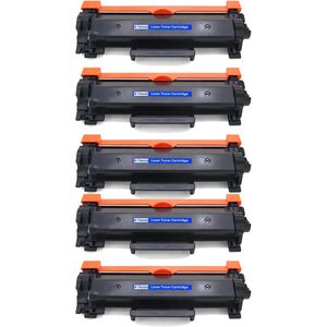 Kompatible Tonerkartuschen Brother TN2420 – Schwarz, hohe Kapazität, 5er-Pack