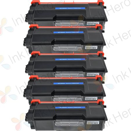 Kompatible Tonerkartuschen Brother TN3480 – Schwarz, hohe Kapazität, 5er-Pack