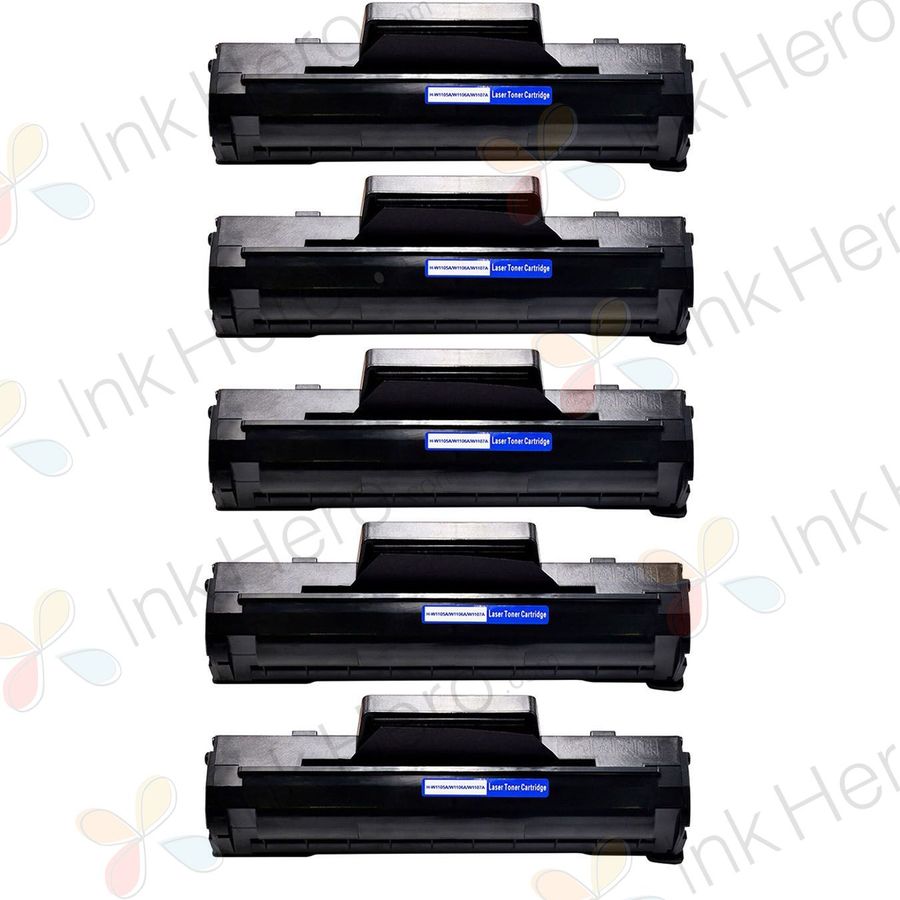 Pack de 5 HP 106A (W1106A) toner compatibles noir (Ink Hero)